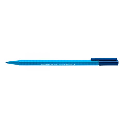 Penne con punta in fibra Staedtler Triplus Color Penna, blu oltremare
