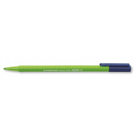 Penne con punta in fibra Staedtler Triplus Color Penna, giallo-verde