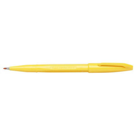 schwarze Tinte 12-er-Box gelb Pentel Zeichenstift Faserspitze S520-A 