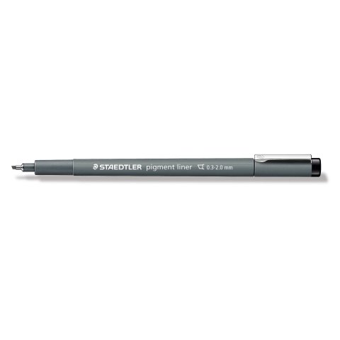 Staedtler Pigment Liner, lichtbeständig Stift, schwarz 0,3-2