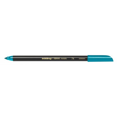 Edding 1200 Metallic Color Pen Pen, bullet tip 1-3 mm, green metallic (074)