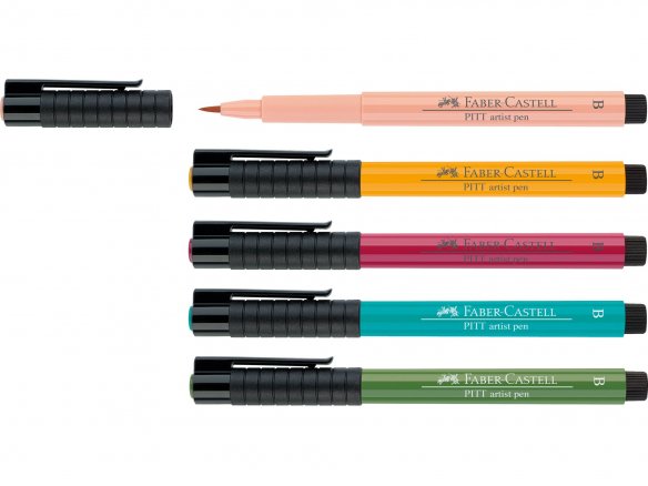 Faber-Castell Pitt Artist Pen, pincel, de color
