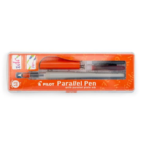 Pilot Parallel Pen stilografica per calligrafia b = 1,5 mm (FP3-15-SS)