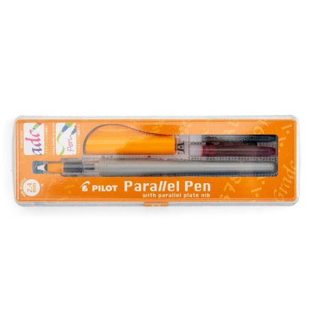 Pilot Parallel Pen calligraphy fountain pen set w = 2,4 mm (FP3-24-SS)