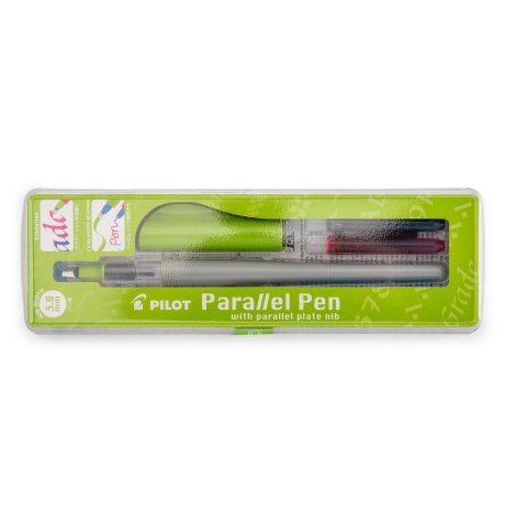 Pilot Parallel Pen calligraphy fountain pen set w = 3,8 mm (FP3-38-SS)