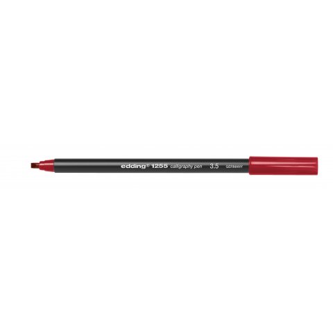 Pennarello Edding 1255 per calligrafia Perno, 3,5 mm, rosso