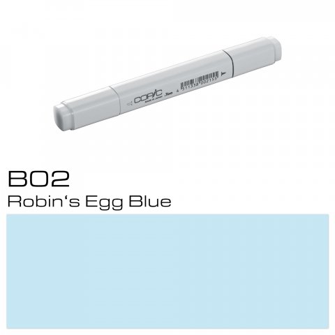 Pennarello Copic Marker pen, Robin´s egg blue, B-02