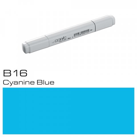 Copic Marker Stift, Cyanine Blue, B-16