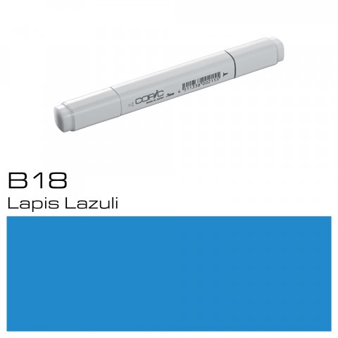 Copic Marker pen, lapis lazuli, B-18