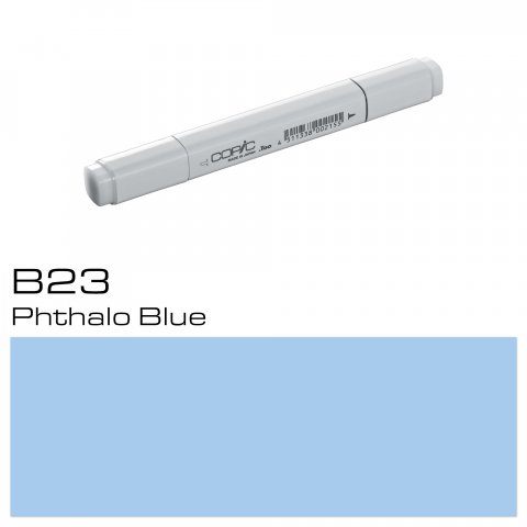 Copic Marker pen, phthalo blue, B-23