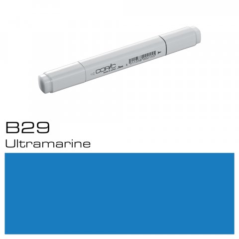Copic Marker pen, ultramarine, B-29