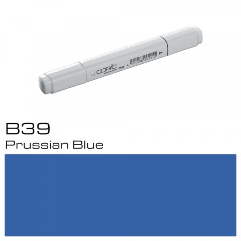 Pennarello Copic Marker Penna, Blu di Prussia, B-39