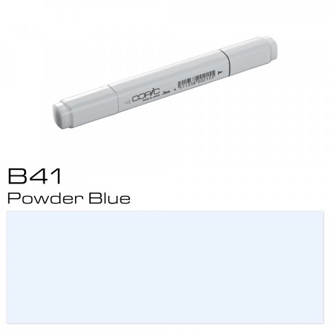 Copic Marker pen, powder blue, B-41