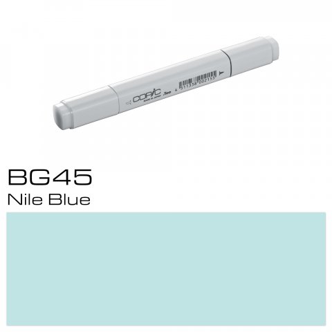 Pennarello Copic Marker Perno, Blu Nilo, BG-45