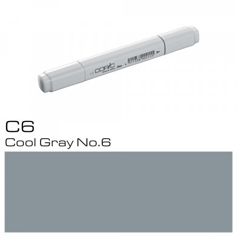 Pennarello Copic Marker Penna, grigio freddo, C-6