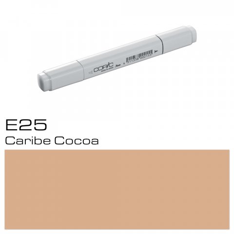 Marcador Copic pen, caribe cocoa, E-25