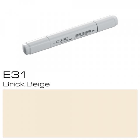 Pennarello Copic Marker Spilla, mattone beige, E-31