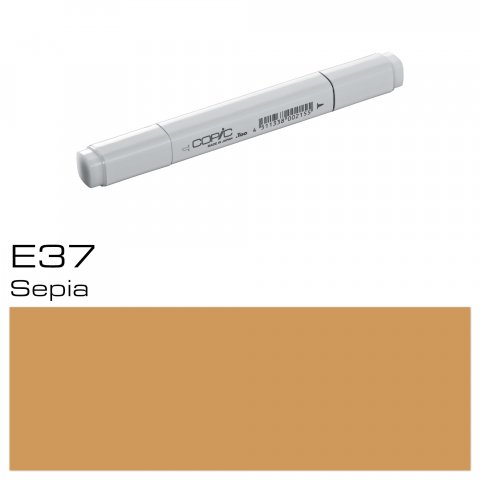 Copic Marker pen, sepia, E-37