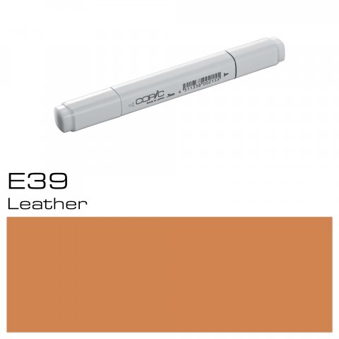 Copic Marker pen, leather, E-39