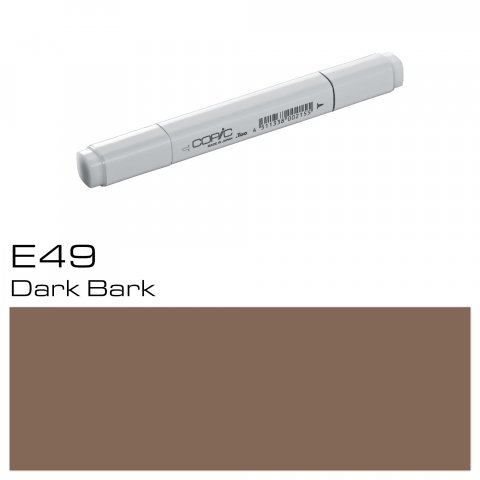 Pennarello Copic Marker Penna, corteccia scura, E-49