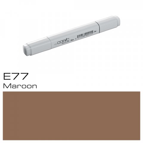 Copic Marker pen, maroon, E-77