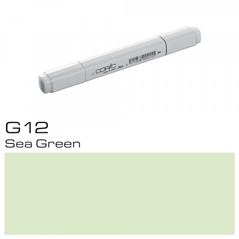 Marcador Copic Pluma, Verde Mar, G-12