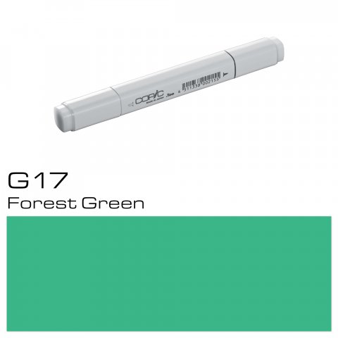 Pennarello Copic Marker Penna, verde foresta, G-17