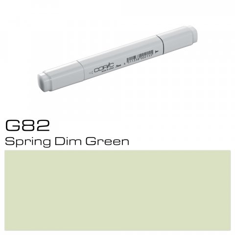Pennarello Copic Marker Perno, verde scuro a molla, G-82
