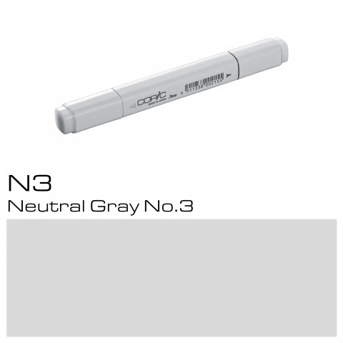 Marcador Copic Bolígrafo, gris neutro, N-3