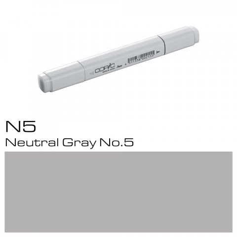 Marcador Copic Bolígrafo, gris neutro, N-5