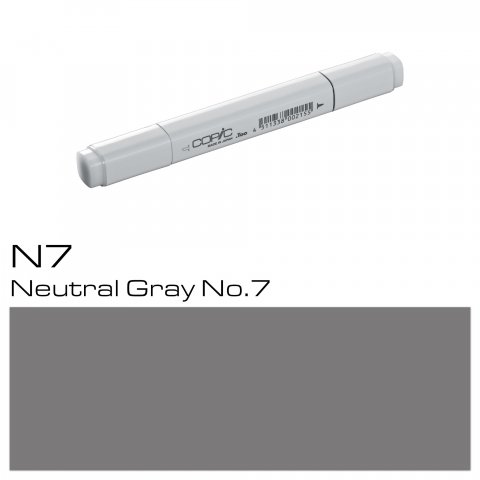 Copic Marker Stift, Neutral Gray, N-7