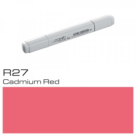 Pennarello Copic Marker Pin, rosso cadmio, R-27