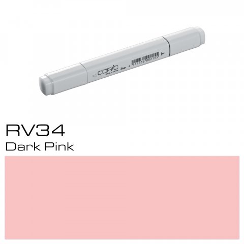 Copic Marker pen, dark pink, RV-34