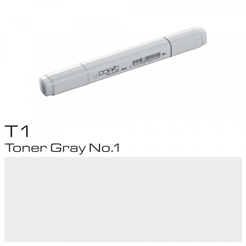 Marcador Copic Pluma, tóner gris, T-1