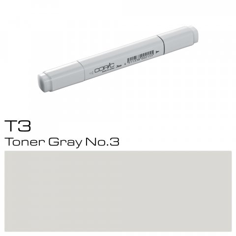 Marcador Copic Pluma, tóner gris, T-3