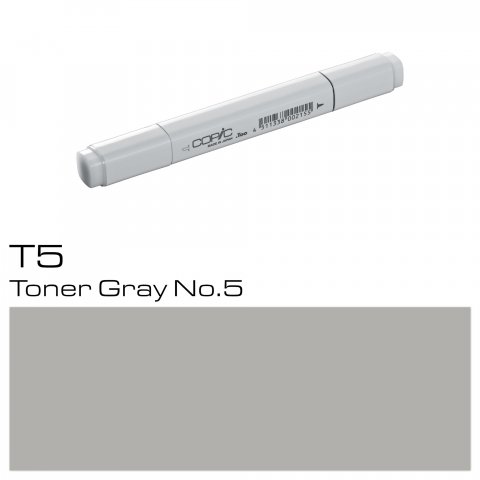 Marcador Copic Pluma, tóner gris, T-5