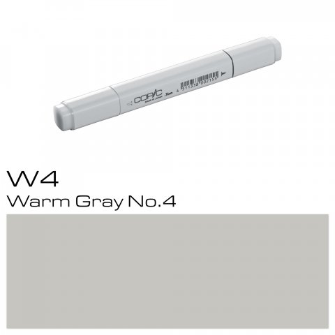 Pennarello Copic Marker Penna, grigio caldo, W-4