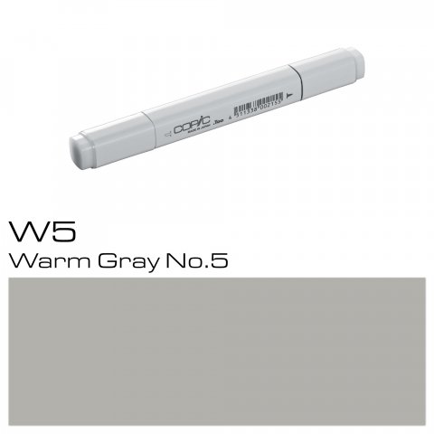 Copic Marker pen, warm grey, W-5