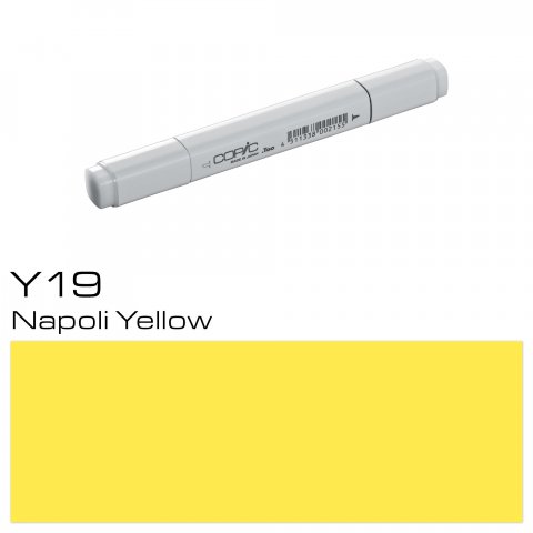 Pennarello Copic Marker Spilla, giallo Napoli, Y-19
