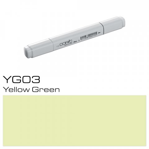 Copic Marker pen, yellow green, YG-03