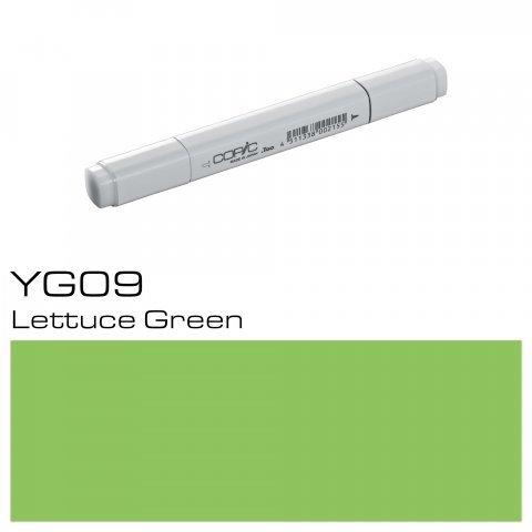 Pennarello Copic Marker Penna, verde lattuga, YG-09