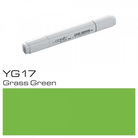 Pennarello Copic Marker Penna, verde erba, YG-17