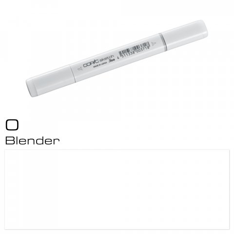 Copic Sketch pen, colorless blender, 0