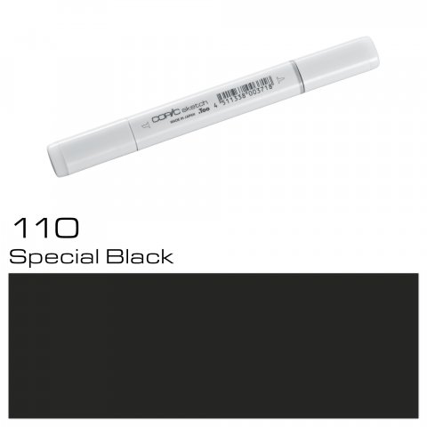 Copic Sketch pen, special black, 110