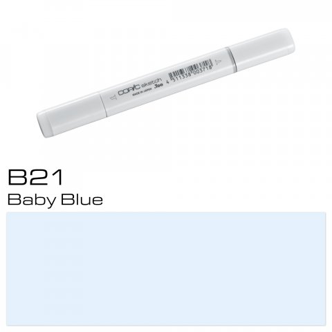 Copic Sketch pen, baby blue, B-21