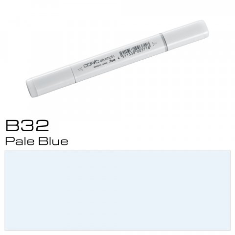 Copic Sketch pen, pale blue, B-32