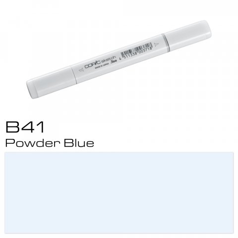 Copic Sketch pen, powder blue, B-41