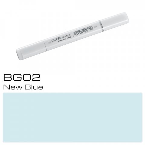 Copic Sketch pen, new blue, BG-02