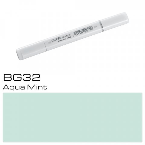 Copic Sketch pen, aqua mint, BG-32