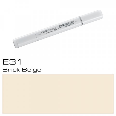 Copic Sketch pen, brick beige, E-31